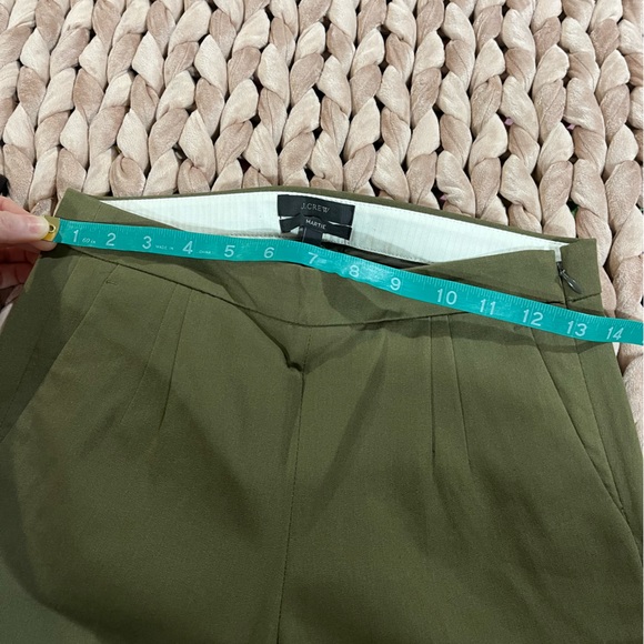 J crew Martie pant. Green. Wore once. - Picture 5 of 5